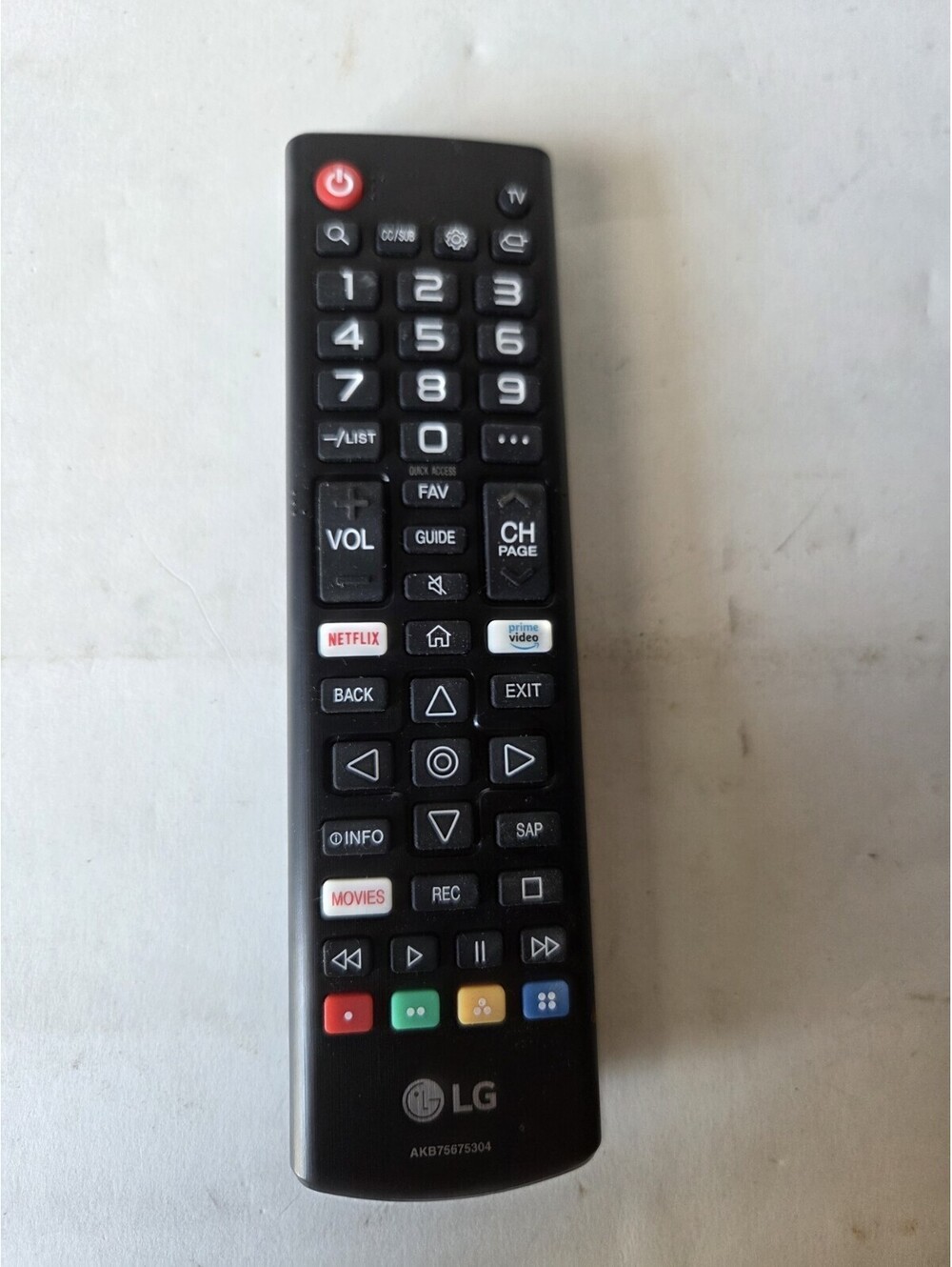 LG AKB75675304 TV Remote Control Tested A6